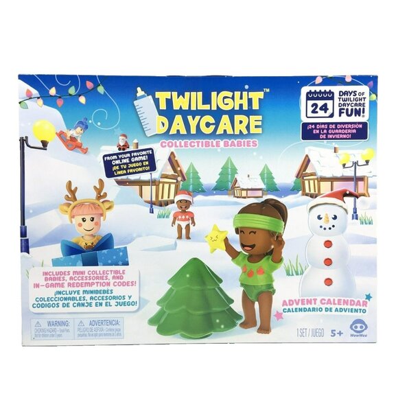 Twilight Daycare Advent Calendar With Mini Dolls And DLC Codes 24 Pieces Roblox - Picture 1 of 11